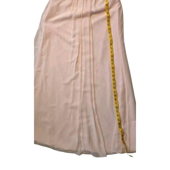 David's Bridal Strapless Petal Pink 4 Chiffon Whimsical Fairy F15555 - Picture 3 of 8